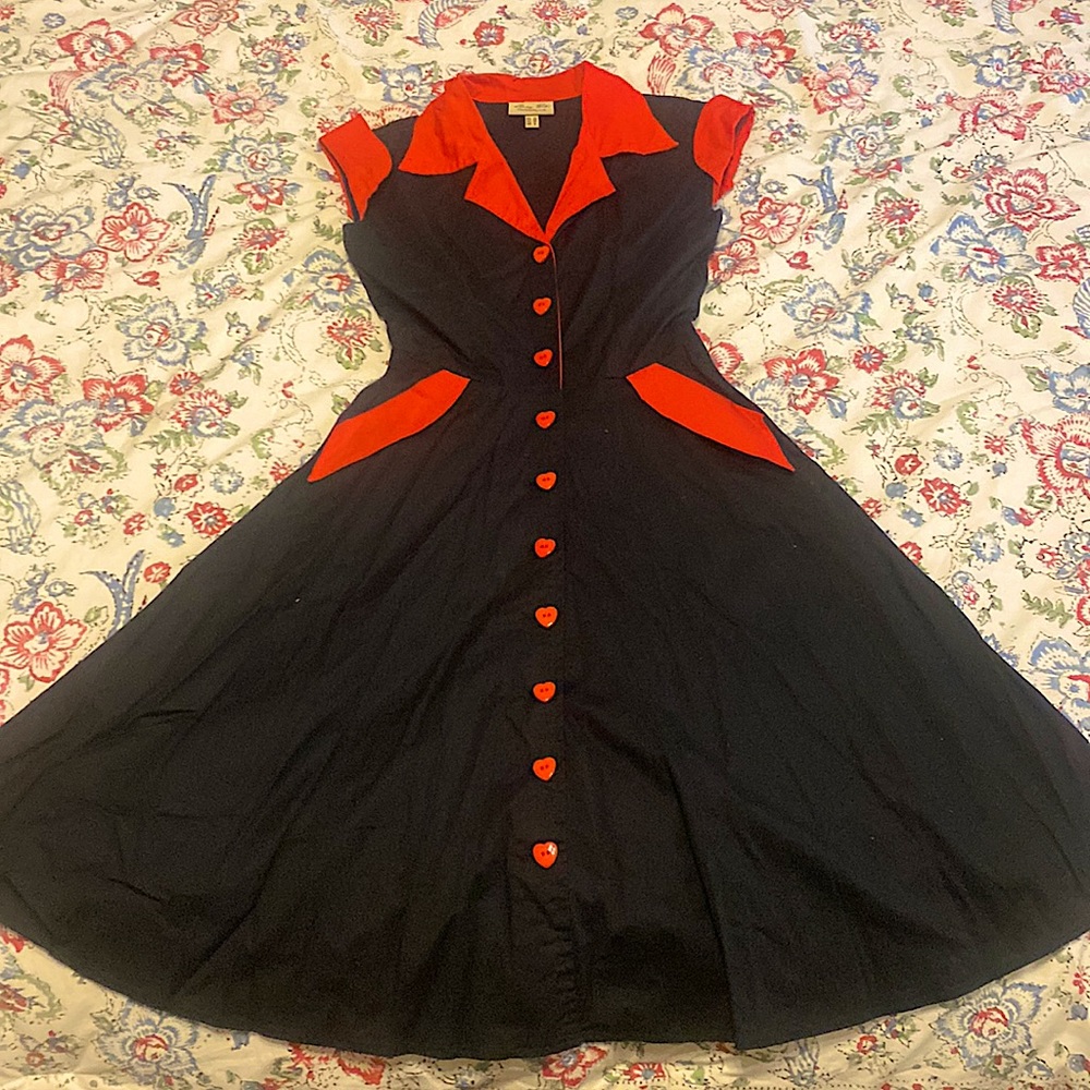 NWOT Darling Vintage inspired Lindy Bop Diner Dress size Small